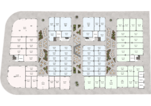 Town Edge Mall - Ground plan